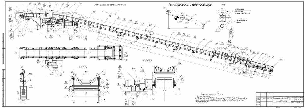 Конвейер КЛС-1200