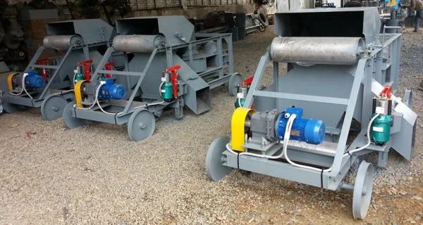 Сбрасывающая тележка ленточного конвейера